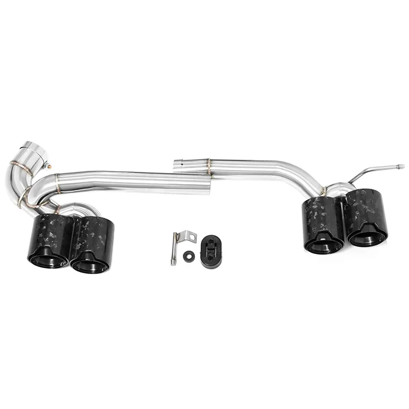 

Автомобильные аксессуары, четырехъядерный наконечник выхлопа для BMW F30 F31 320i 318i, переменный бампер M3 Look, серия 3, автомобильный глушитель из нержавеющей стали, наконечник