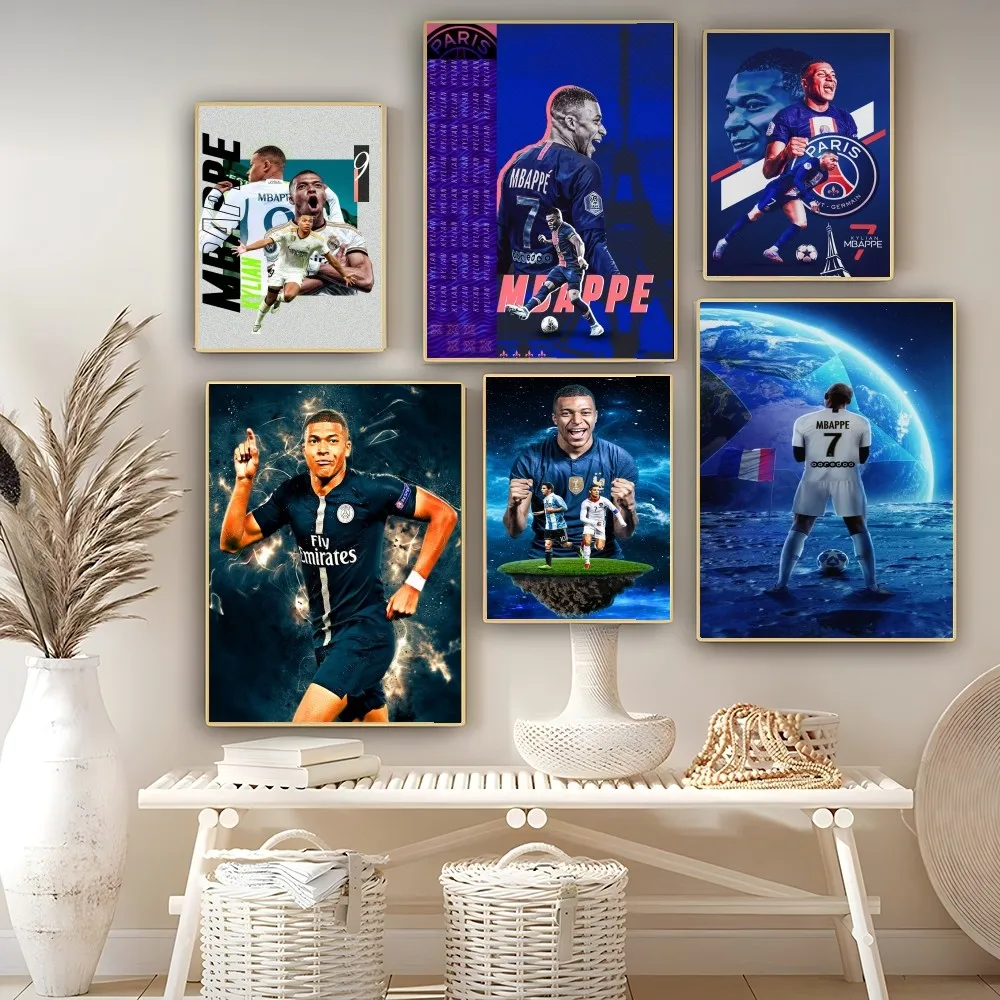 Kylian Football Star Good Quality Prints And Posters HD Poster Wall Art Painting Study Home Decor