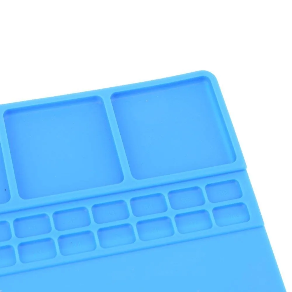 Силиконовый рабочий коврик ESPLB, теплоизоляционный коврик для паяльной станции, размер 405 х305 мм