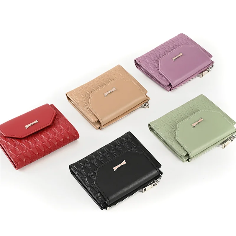 

Мини-кошелек для женщин, роскошные кожаные кошельки, сумка для монет, женские кошельки на застежке, женский клатч 2023