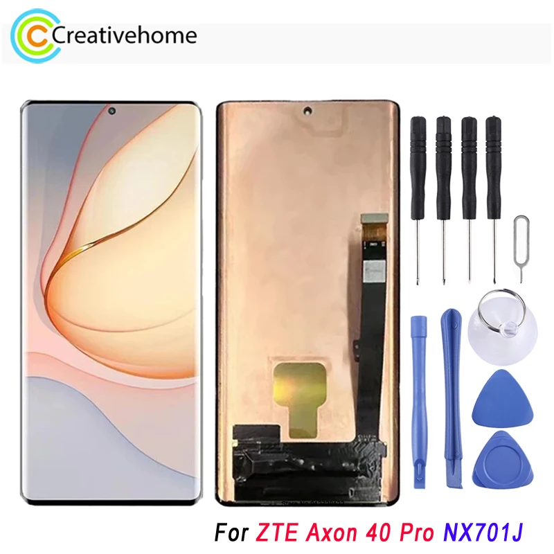 

AMOLED LCD Screen Display For ZTE Axon 40 Pro NX701J Touch Screen with Digitizer Full Assembly Replacement