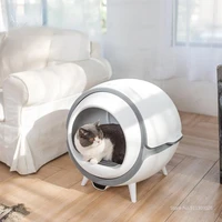 intelligent self cleaning cat litter box fully enclosed uv sterilization smart cat toilet automatic kitten litter box caixa gato