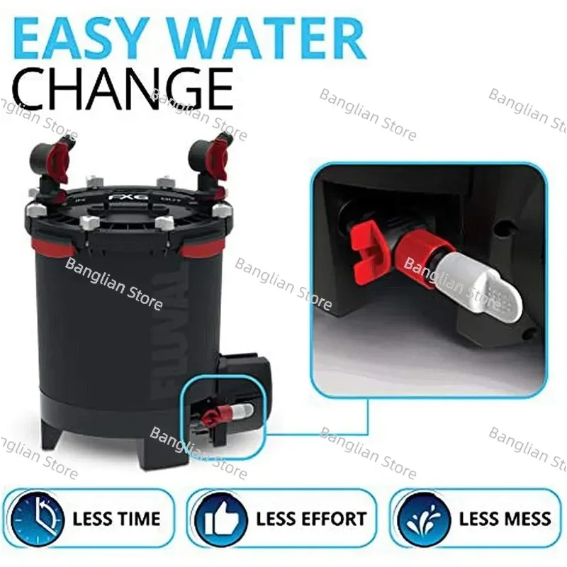 Высокопроизводительный аквариумный фильтр Fluval FX6 канистровый для аквариумов до