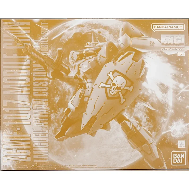 Оригинальная фигурка BANDAI MG 1/100 GUNDAM MOBILE GINN MIGUEL AYMAN персонализированная аниме