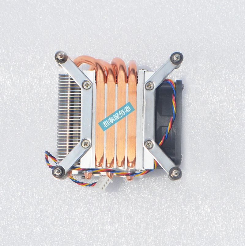 CoolerMaster 2011PIN 1356PIN 1366PIN X58 X79 X99 Radiator fan temperature control four copper pipe 2U side blowing |