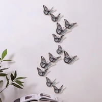butterfly wall decal 3d bright color removable excellent workmanship background sticker wall decal sticker for party