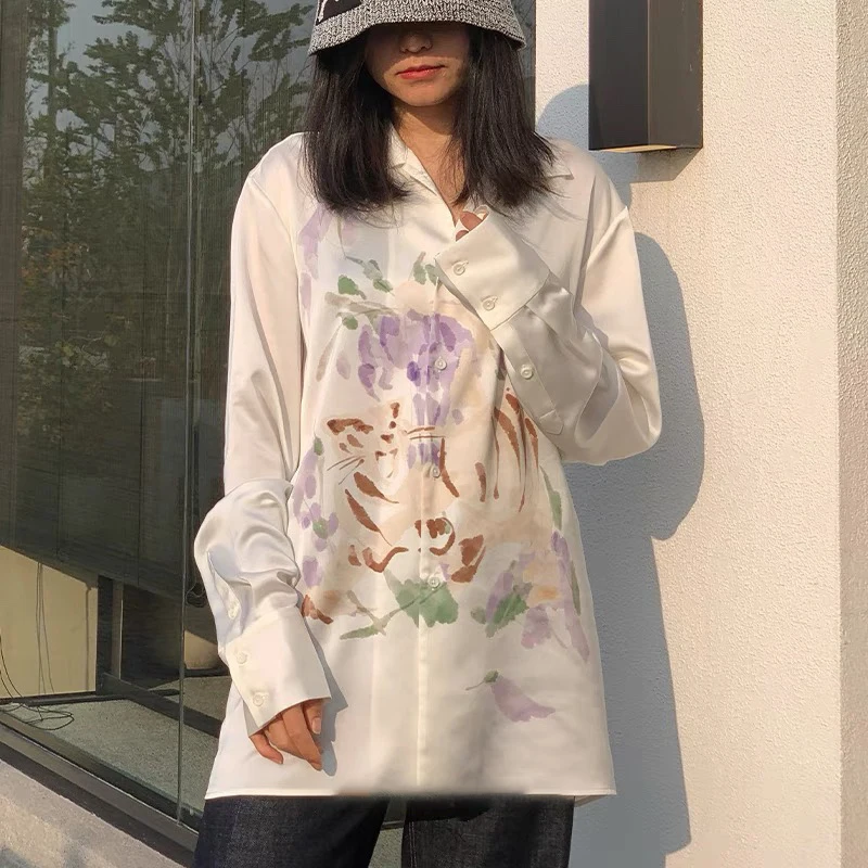 Нишевая рубашка в скандинавском стиле Новинка весна-лето 2022 Повседневная