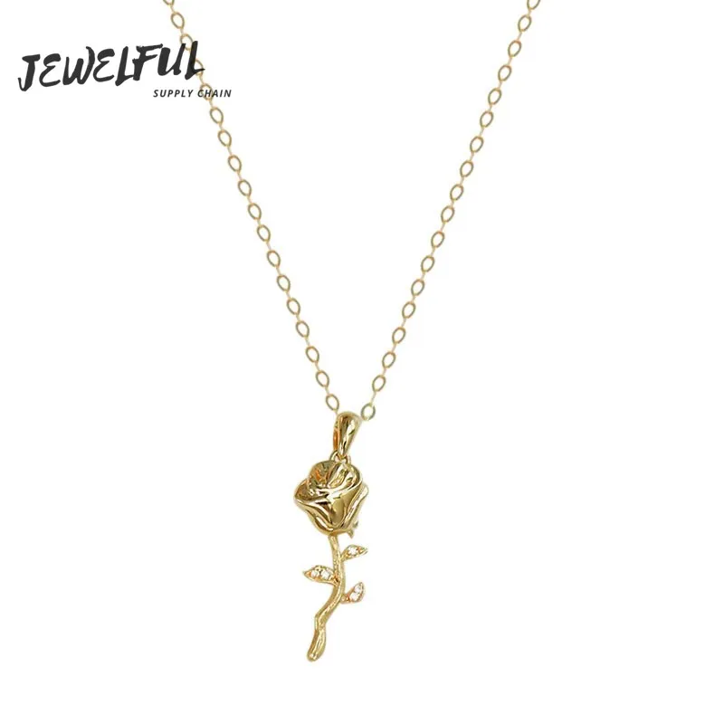 

Женское ожерелье из серебра 925 пробы с французской розой