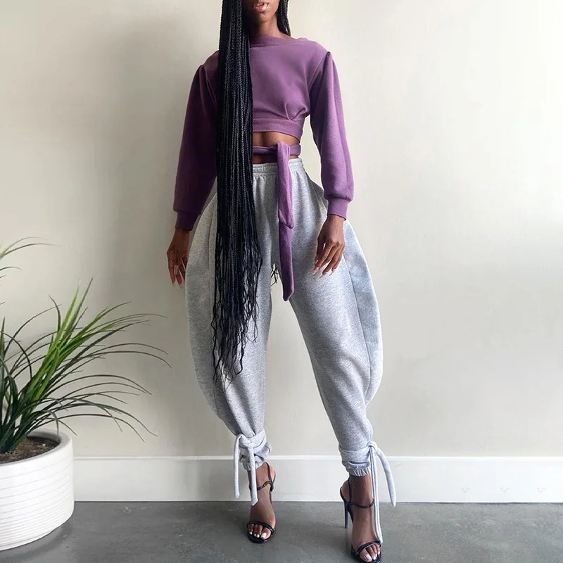 

Женские зимние свободные повседневные тренировочные брюки 2021, однотонные модные облегающие брюки, женские брюки, серые, черные