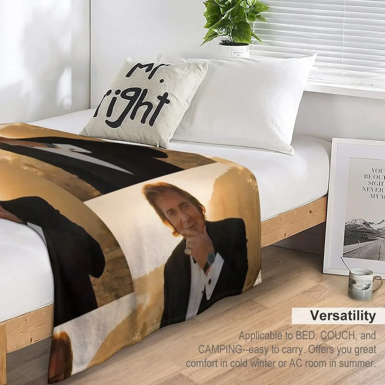 amar Engelbert to Humperdinck zoni tour Throw Blanket Plaid on the sofa manga For Decorative Sofa Furrys Blankets