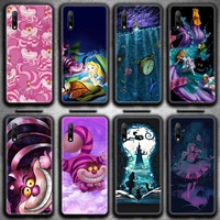 alice in wonderland phone case for huawei honor 30 20 10 9 8 8x 8c v30 lite view 7a pro