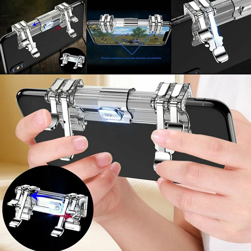 Игровой триггер для PUBG Gun джойстик с кнопкой огня L1R1 шутер игровой контроллер