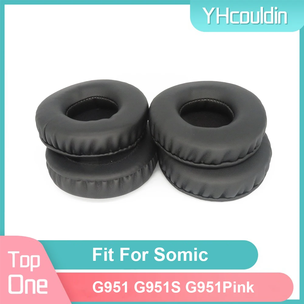 Амбушюры для наушников Somic G951 G951S G951Pink, Полиуретановые Мягкие амбушюры, черные амбушюры