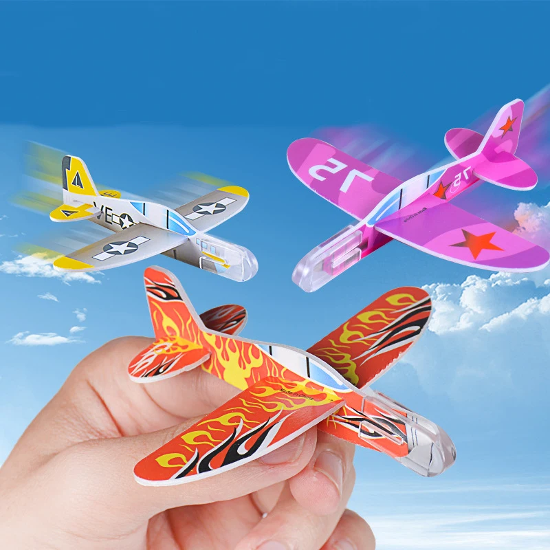 

20Pc Kids Game Toys Mini DIY Hand Throw Flying Glider Planes Foam Airplane Baby Shower Birthday Party Favors Gift Pinata Fillers