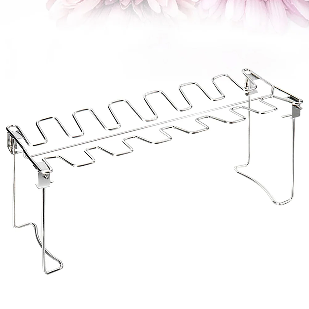 

1PC Collapsible Roaster Grill Racks for Grill Chicken Leg Rack for Smoker Chicken Leg Grill Rack Portable Grill