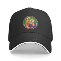 sacred hearts of jesus mary print baseball cap funny virgin mary mens hip hop hat casual adjustable snapback hat bone