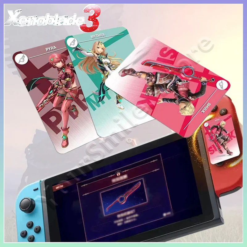 

NFC Tag игровые карты для Amiibos Xenoblade 3 Nintendo Switch/Switch Lite/Switch OLED/Wii U/3DS Game Amxxbo Card