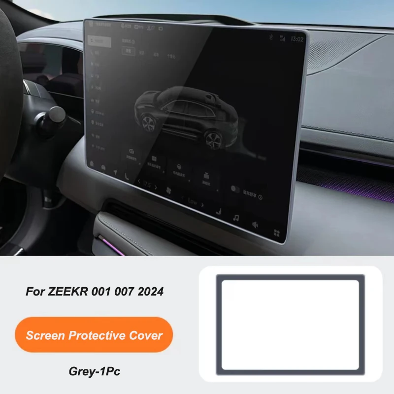 

Для центральной консоли ZEEKR 001 007 2024 Силиконовая Защитная крышка для экрана Тюнинг автомобиля модифицированные аксессуары
