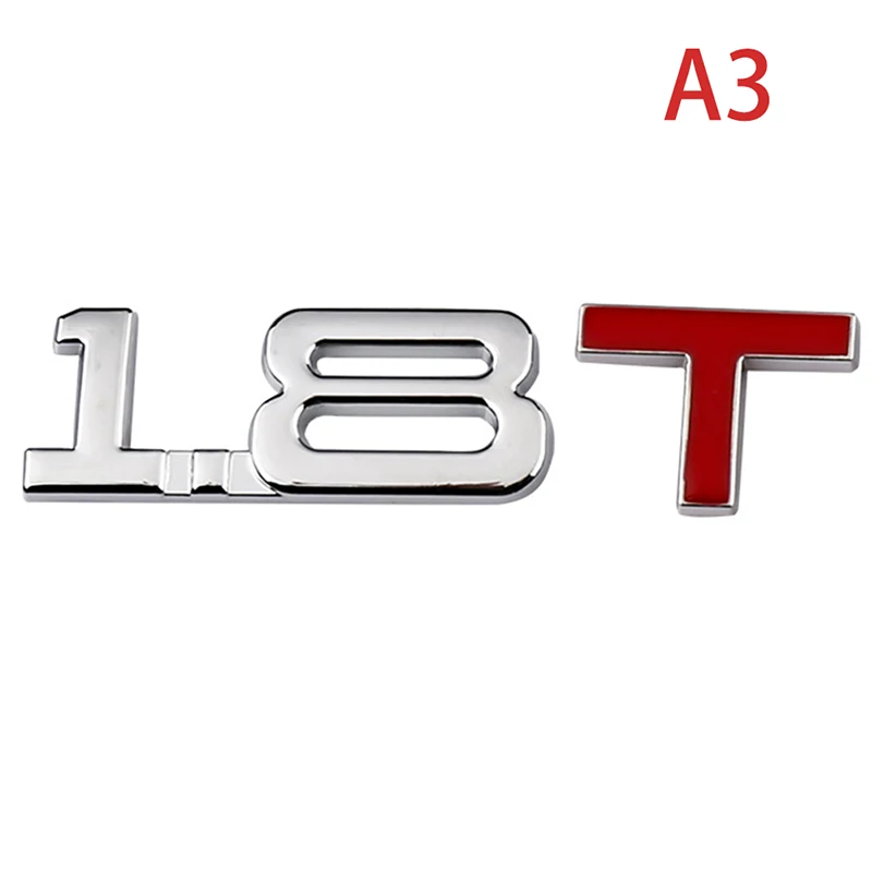 

3D Metal Car Trunk Engine Displacement Scale Emblem V6 V8 4WD Auto Stickers 1.3/1.4/1.5/ 1.6/ 1.8/ 2.0/ 2.2/ 2.4/ 2.5/ 2.8/ 3.0T