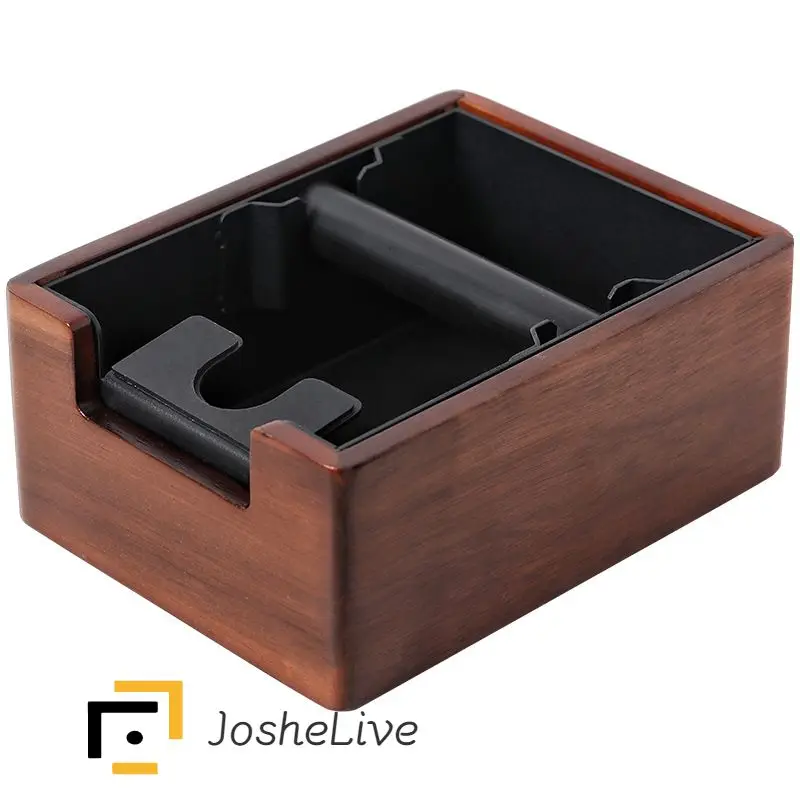 

Coffee Cracker Wooden Slag Box Semi-automatic Powder Pressing Seat Detachable Coffee Slag Bucket Wholesale Coffee Accessories