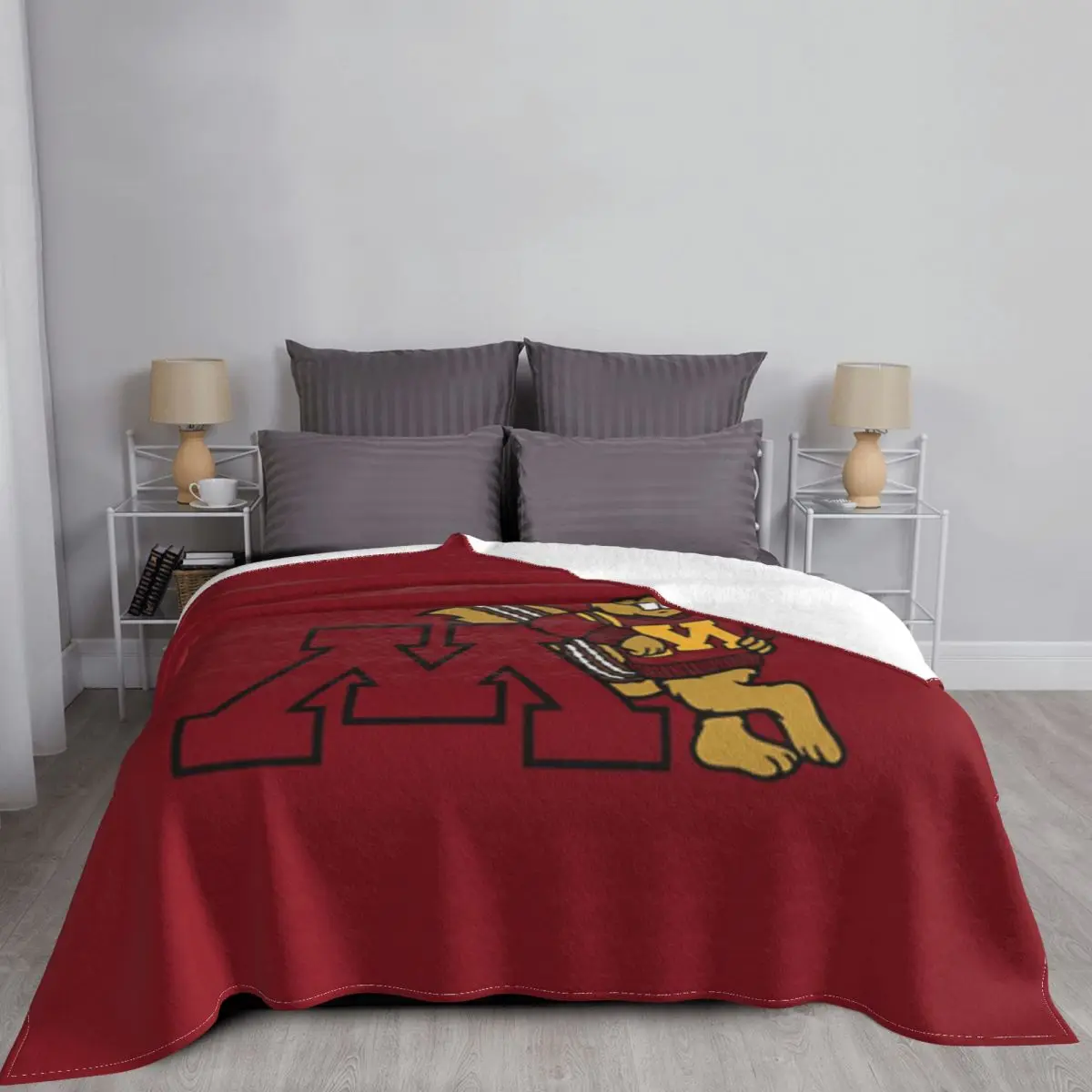 Ультрамягкое одеяло из микрофлиса Goldy Gopher