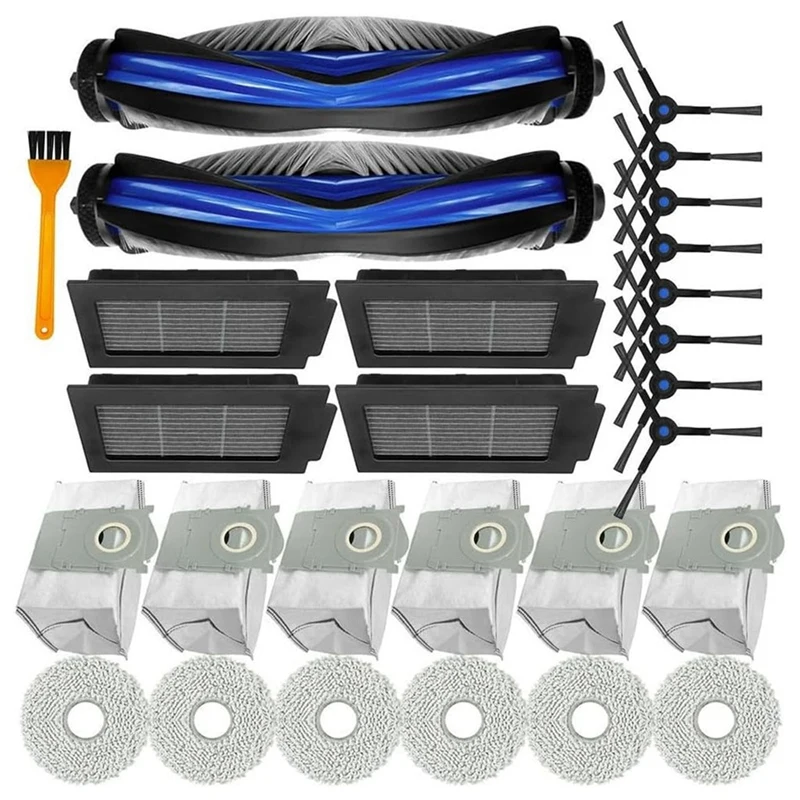 27 шт. для Ecovacs Deebot T50 PRO детали робота-пылесоса Основная боковая щетка Hepa-фильтры