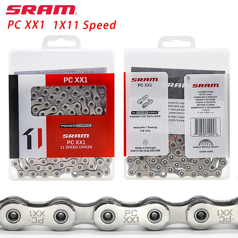 

Eagle Chain Original PC XX1 1X11S Speed Bike Chain for Sram MTB Current 11V Hollow Silvery Mountain Chain Bicycle Corrente Part