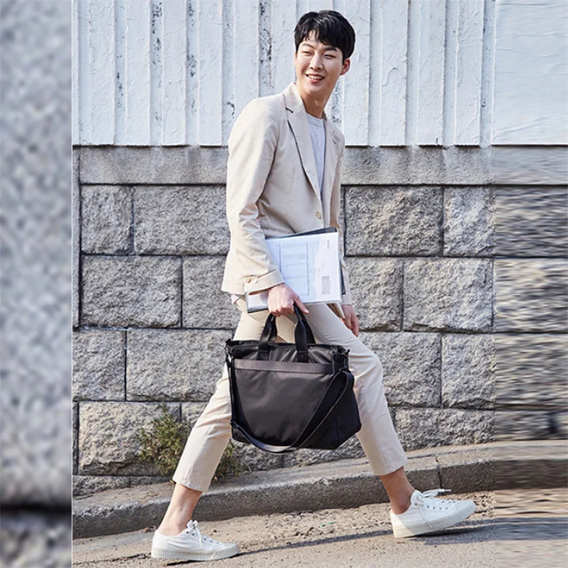 

Korean Style Business Bag For Women Men Nylon Cloth Messenger Bag Shoulder Bag Fashion Travel Handbag Casual Laptop Bag 2023