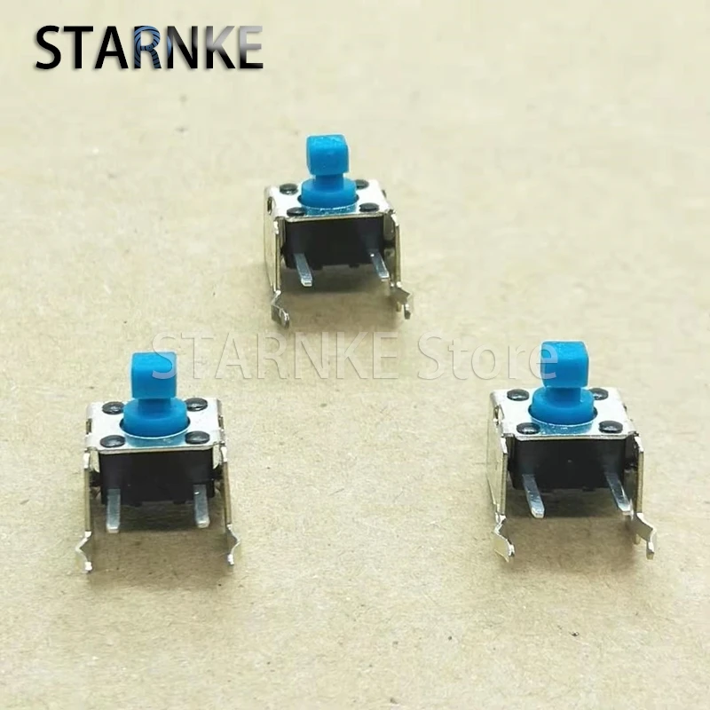 

100 шт. горизонтальный с кронштейном 6*6*7,3 боковой пресс 2 штырька Квадратная Головка тактильный переключатель Кнопка Микро переключатель 6x6x