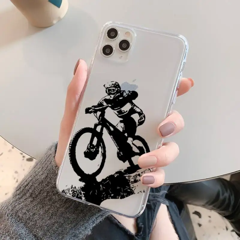 bicycle bike sport phone case for iphone 11 12 13 mini pro xs max 8 7 6 6s plus x 5s se 2020 xr clear case free global shipping
