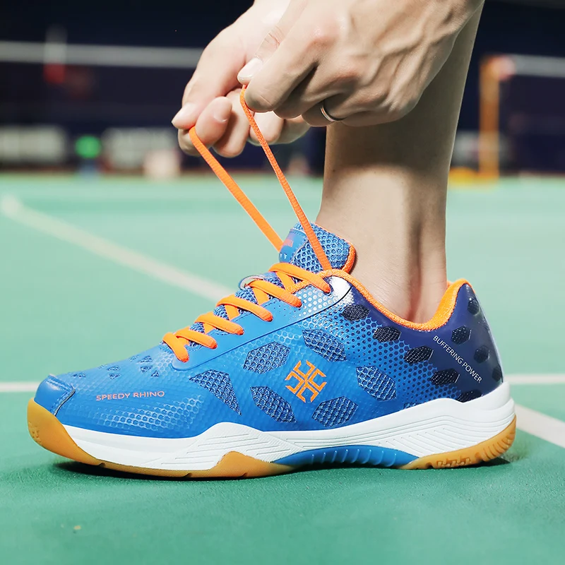 Men's Professional Tennis Shoes Indoor Badminton Anti-skid Training Sports Shoes Fitness Volleyball Sports Shoes Comfortable