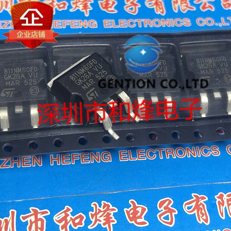 

10PCS B11NM60FD STB11NM60FD TO-263 600V 11A in stock 100% new and original