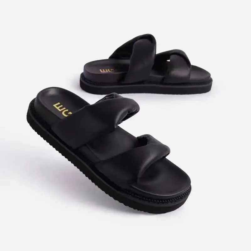 2023 Summer New Large Size Women's Sandals and Slippers Flat Casual Large Size Sandals