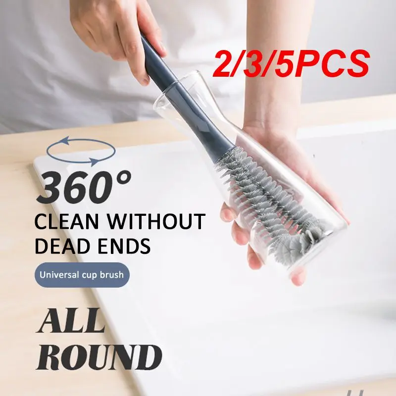 

Universal Cup Brush Nylon Long Handle 4 Colors For Household Kitchen Pot Bowl Bar Cup Baby Milk Bottle Cup Cleaning Supplies