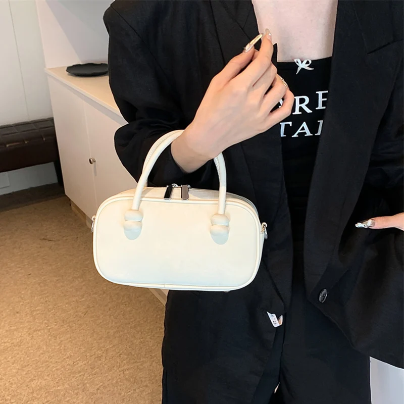 2024 Женская Модная Сумка Через Плечо Из Искусственной Кожи Бостонский Боулинг