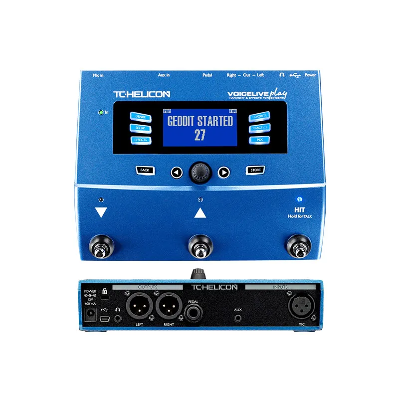 TC-Helicon VoiceLivePlay: Вокальные эффекты, автоматическая гармонизация, исправление вокала и гитарных аккордов для артистов (art.: 3920dbc8e2c33) - 3920dbc8e2c33
