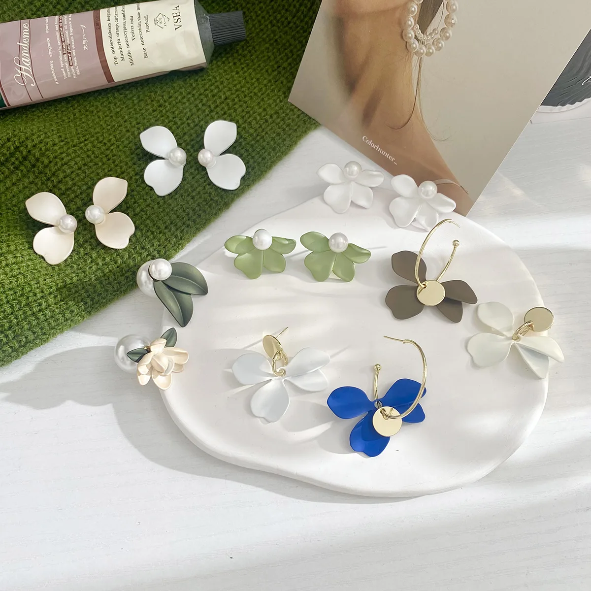 

Sentie Small Fresh and Simple Flower Earrings 2023 Women's Wedding Parties Sentie Women's Everyday Pendant Jewelry Gifts Boho