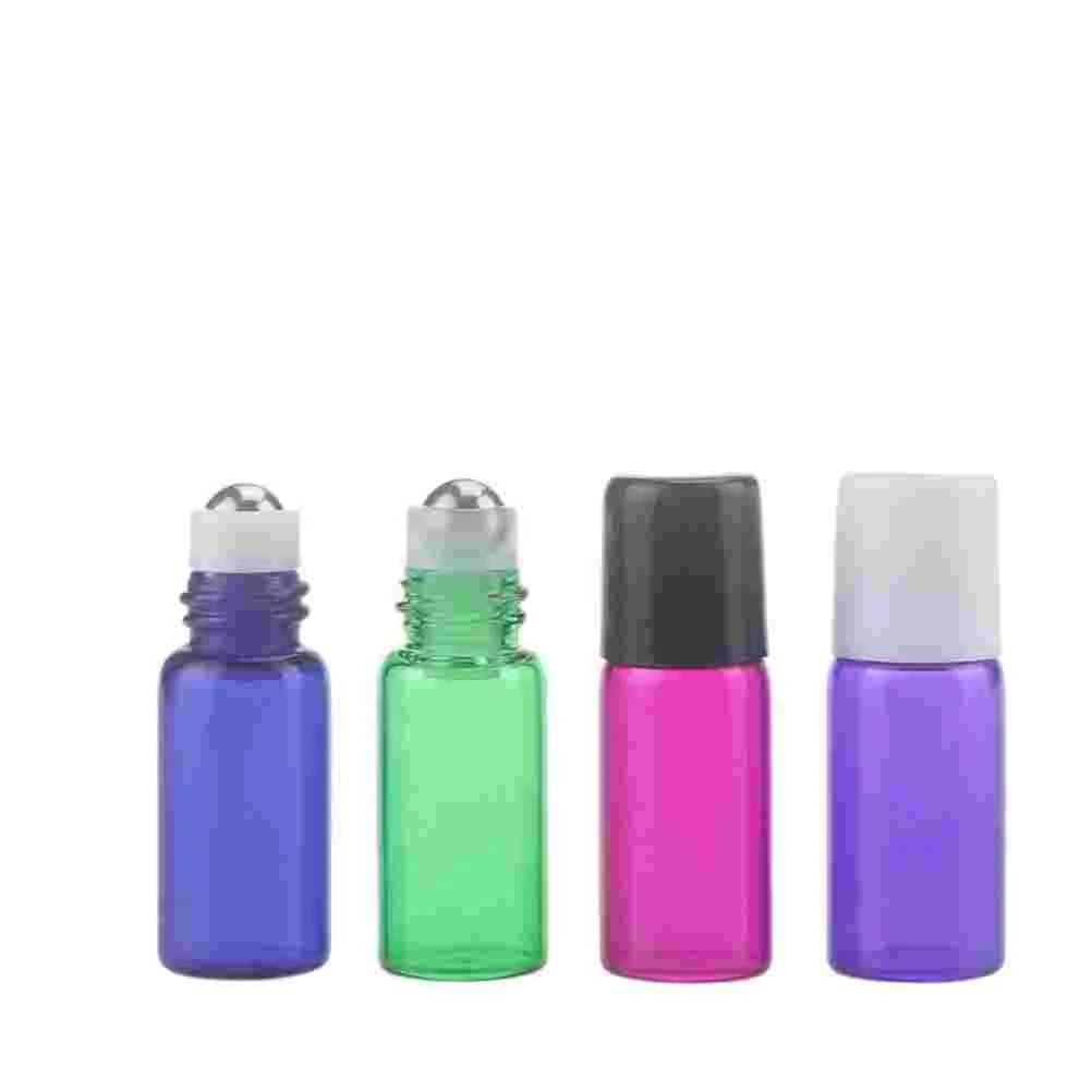 6 шт. портативные бутылки с шариками-роллерами стеклянные для дозирования