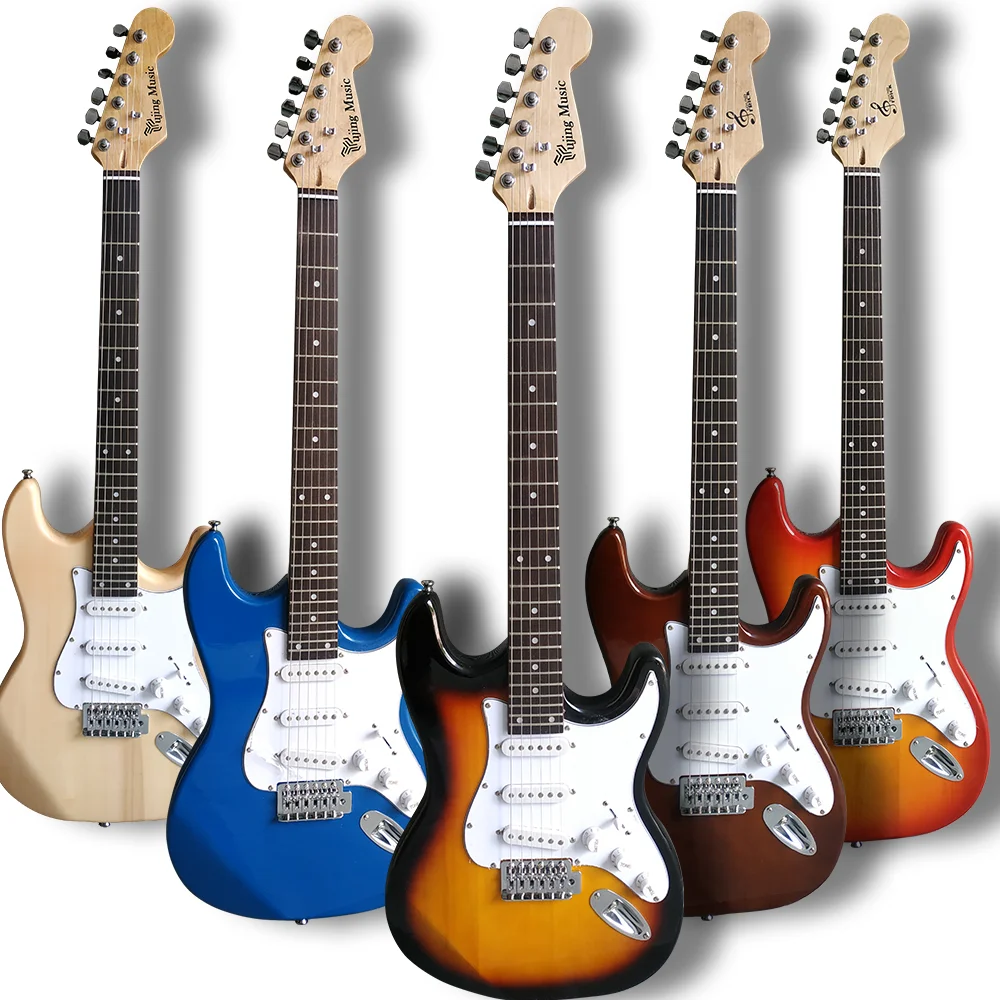 

Высокоглянцевые 24 лада Stratcaster электрогитары Пользовательские Музыкальные инструменты St стиль Strat Гитара для продажи