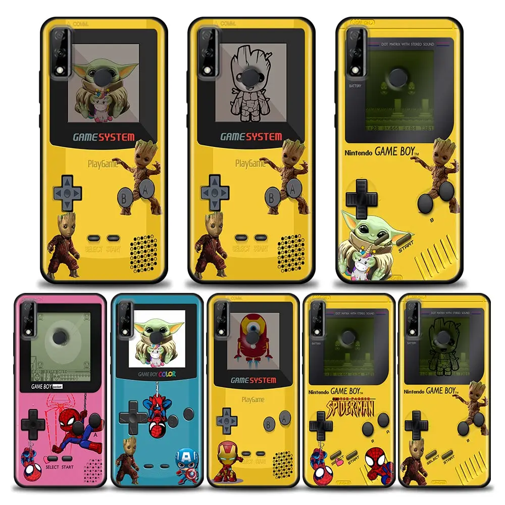 

Game-Boy Marvel Groot Yoda Spider Man Phone Case For Honor X8 60 8X 9X 50 30i 21i 20 9A Play Nova 8i 9 SE Y60 Magic4 Pro Lite 5G