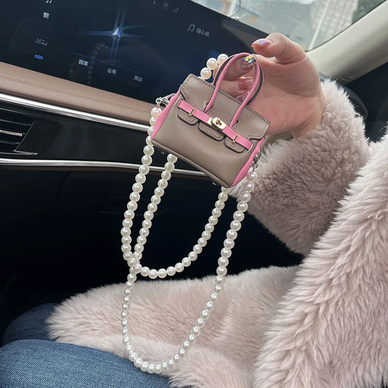 

Universal dual color PU earphone bag Model Big Brand Earphone Bag Bag High-grade Leather Airpods Protective Case
