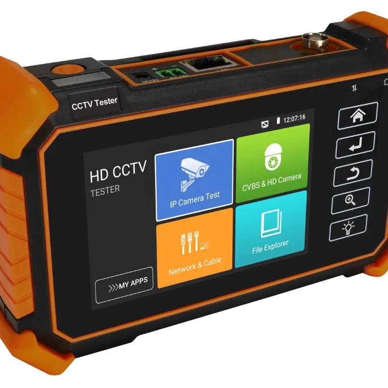 

2022 All in one Full hd 8K ip camera ipc cctv cable tester with 4 inch IPS touch monitor