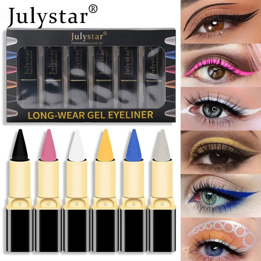 6 шт./кор. водостойкая подводка для глаз кремовая матовая быстросохнущая