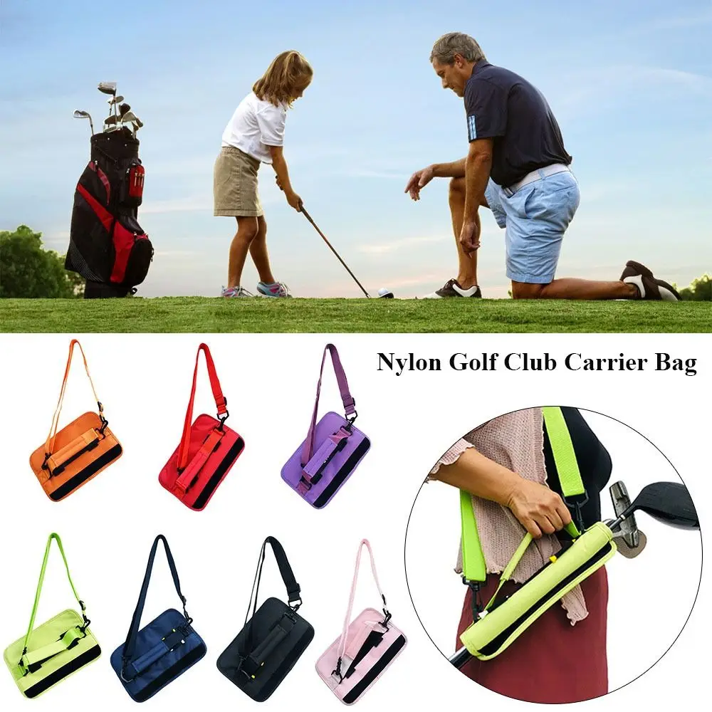 

Легкая Регулируемая мини-сумка на плечо, Дорожный Чехол для гольф-клуба, тренировочный чехол для гольфа, 7 цветов
