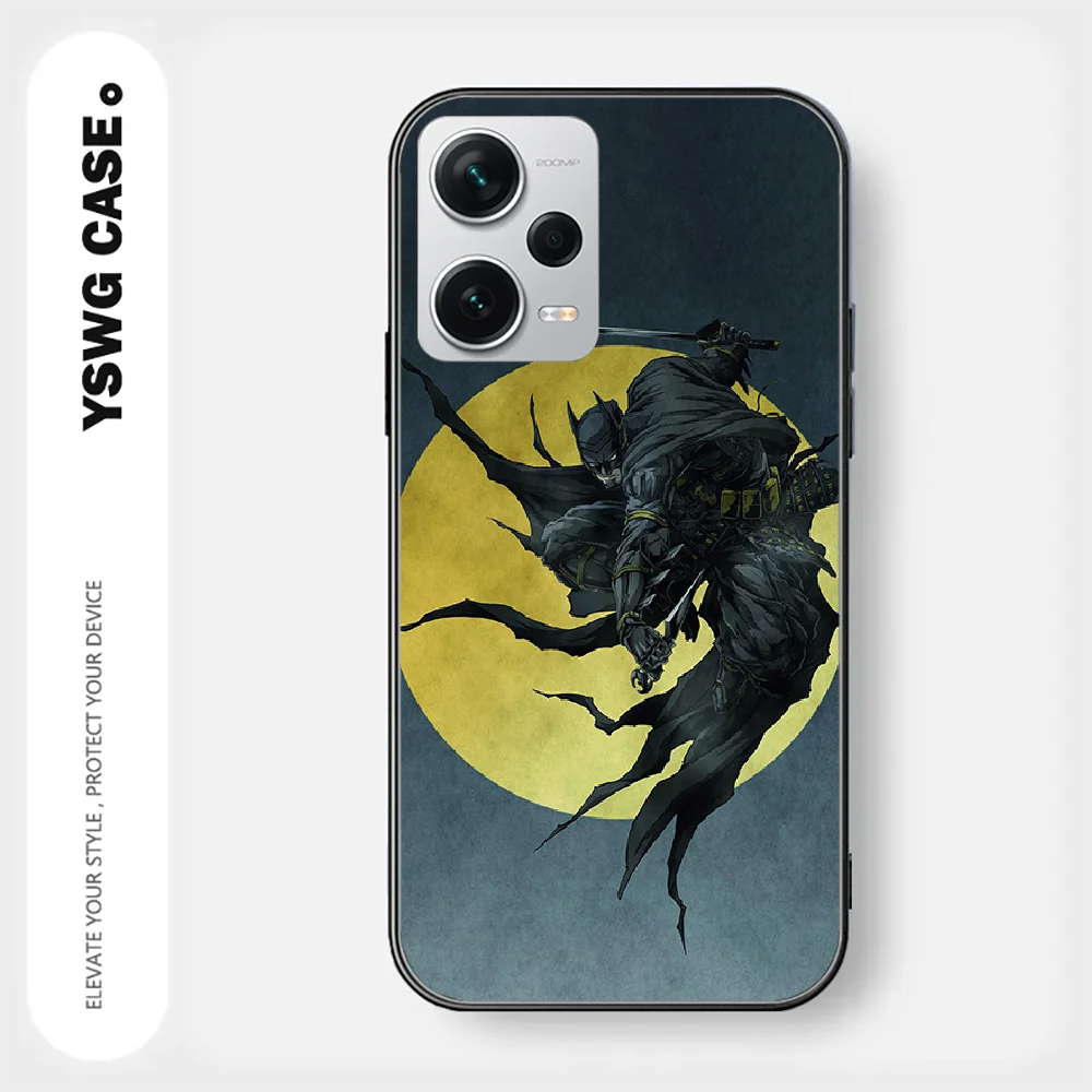 Бэтмен Брюс для Xiaomi Redmi Note 8 9 10 11 12 13 C Pro Plus K70 чехол телефона черный