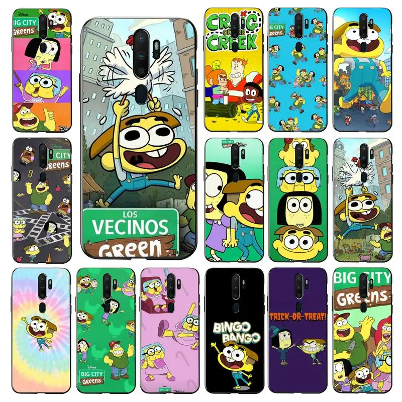 

Disney Cartoons Big City Greens Phone Case for Vivo Y91C Y11 17 19 17 67 81 Oppo A9 2020 Realme c3