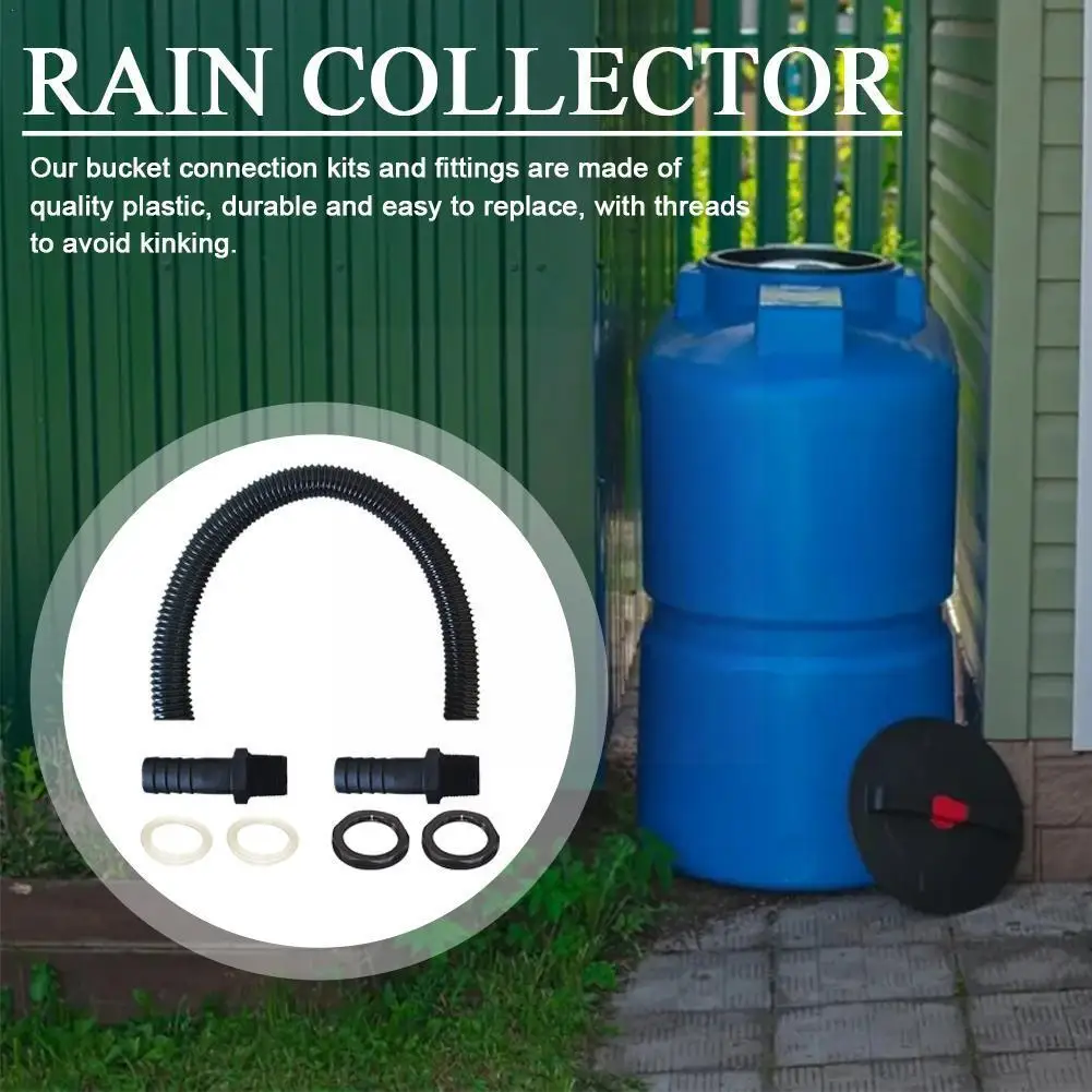 

Rain Barrel Diverter Rain Diverter For Roof Rainwater Collector Roof Water Collection Rubber Hose Connection Rain Collector E4j7