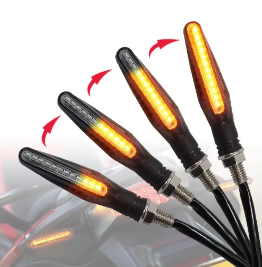 1 шт. указатели поворота для мотоцикла 12 В светодиодные задние мигающие