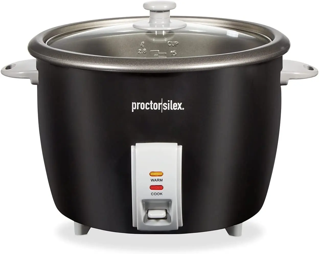 

Rice Cooker & Food Steamer 30 Cups Cooked (15 Cups Uncooked) Includes Steam and Rinsing Basket Black (37555) fast ship