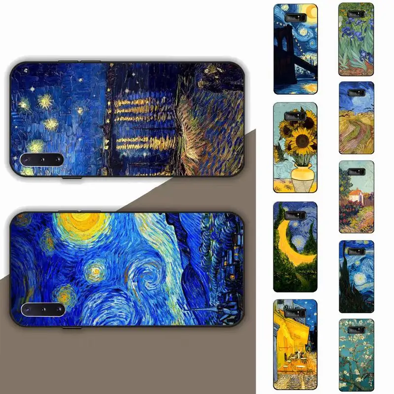 

Чехол Yinuoda Van Gogh для телефона Samsung Note 5 7 8 9 10 20 pro plus lite ultra A21 12 72
